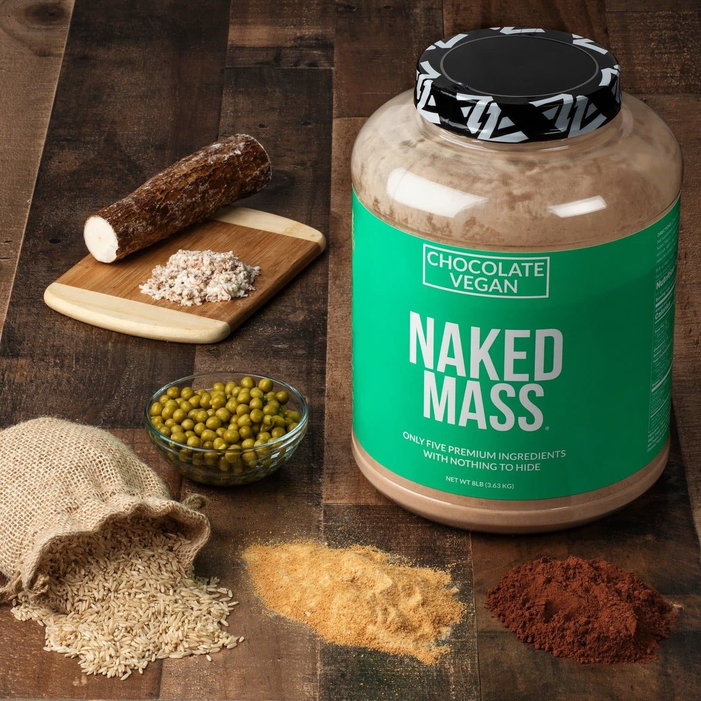 chocolate vegan weight gainer supplement